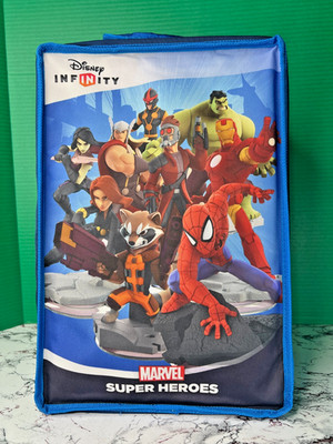 Disney Infinity Marvel Super Heroes Figure Storage Carry Case Organizer Bag
