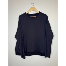 Frank Eileen Tee Lab Black Sweatshirt Small Made USA