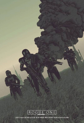 STAR WARS ROGUE ONE death troopers screen print art movie poster GUYDO VARIANT