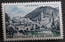 Timbre - FRANCE - Lourdes - YT976 - Neuf ** - 1954