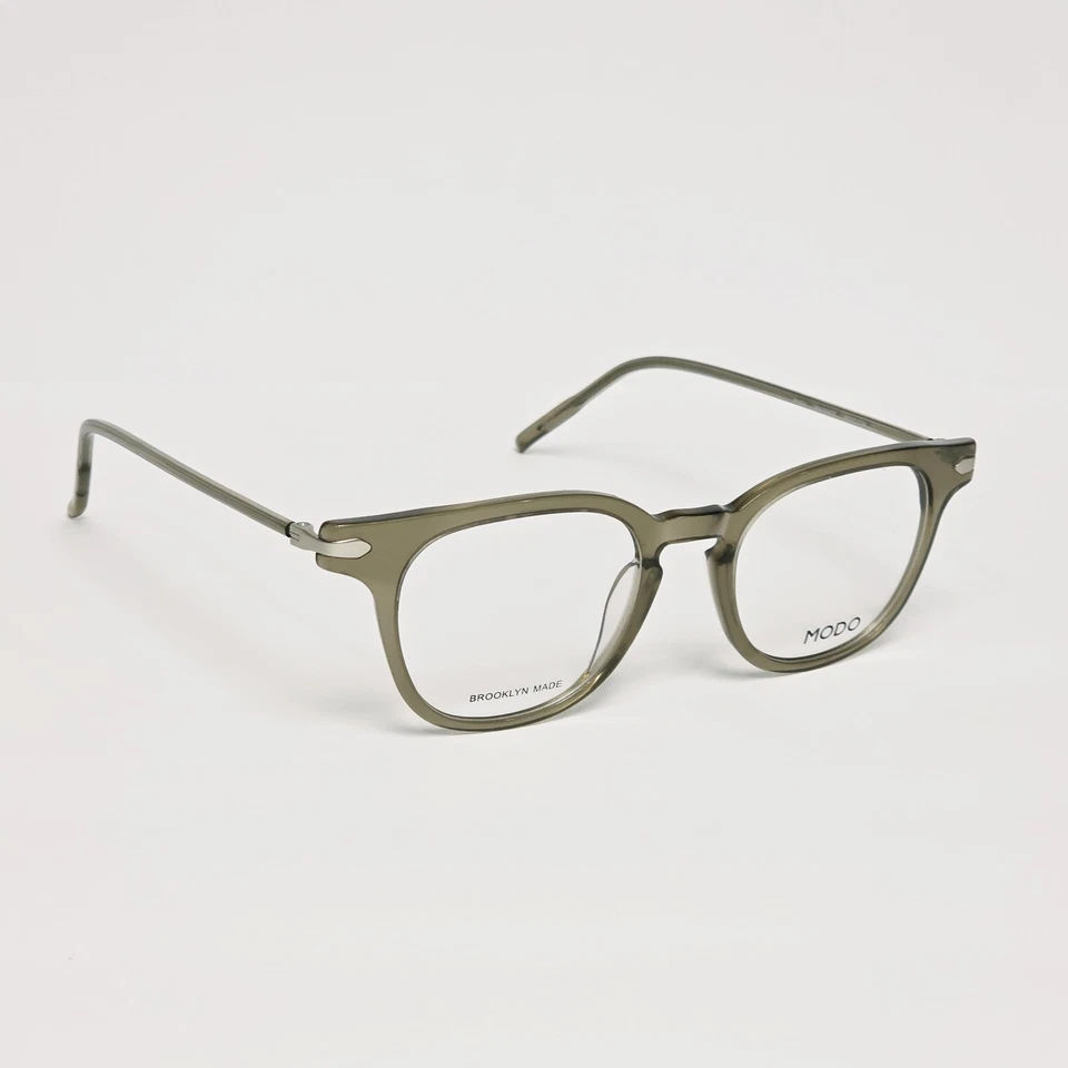 Gafas ovaladas MODO Franklin unisex hechas a mano en Brooklyn en cristal marrón | 48 mm Foto 3 de 4