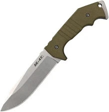 Cold Steel OD Green 10.37" Drop Point Fixed Knife & Sheath 14AKA