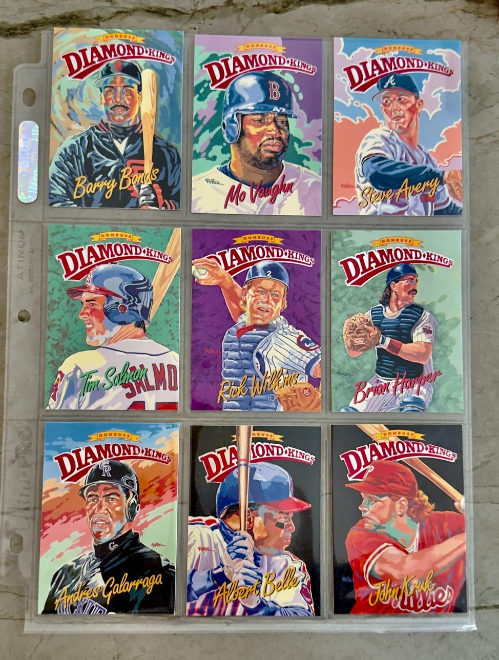 1994 Donruss Diamond Kings Complete Set 1-30 - mint