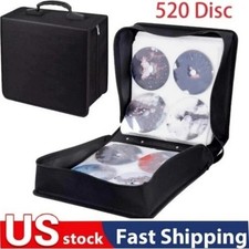 520 Disc CD DVD Portable Organizer Holder Storage Case Wallet Album Media USA