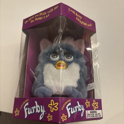 Tiger Electronics 1998 Furby Model 70-800 Vintage Blue/White NIB Unopened