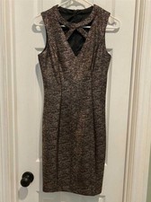 Guess Black And Gold Dress