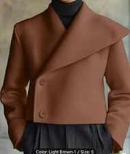 Men's Lapel Knitwear Sweater Cardigan Business Casual Button Coat Long Sleeve