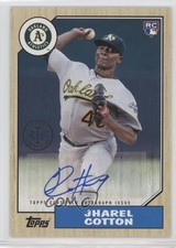 2017 Topps 1987 Rookie and All-Star Edition Jharel Cotton #1987A-JCO Auto 0v1