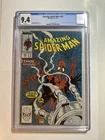 Amazing Spider-Man 302 CGC 9.4 White Pages Silver Sable App Marvel Comics 1988