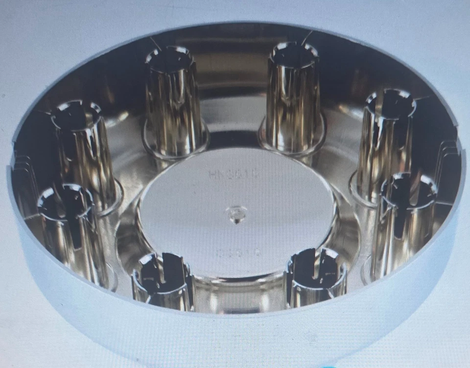 Ford F-350 F350 2005-2018 doble delantero 2x2 cromo tapacubos central nuevo 1 pieza Foto 2 de 3