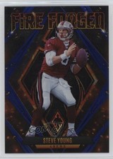 2022 Panini Phoenix Fire Forged Blue /35 Steve Young #8 HOF 9o3