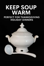 Vintage Electric Buffet Soup Tureen w/ Ladle – Holiday & Thanksgiving