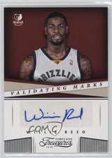 2013-14 Panini Timeless Treasures Validating Marks Willie Reed #41 Auto 0uo3
