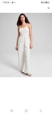 Cream Jumpsuit - and Now This Size M New with Tags