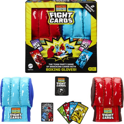 Mattel Games - Настольная игра Rock Em Sock Em Robots Fight Cards 4790₽