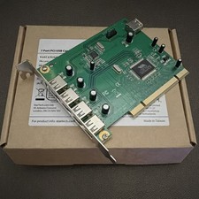 StarTech 7 Port PCI USB 2.0 Card Adapter CardBus 480Mb/s PCIUSB7