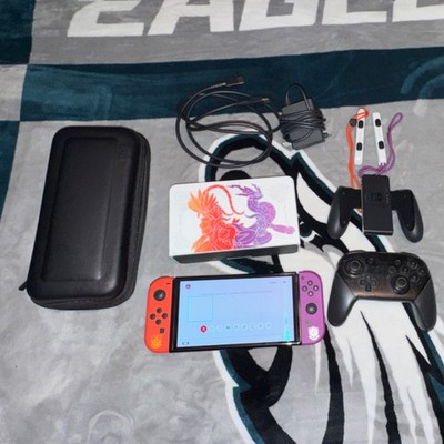 Nintendo Switch OLED Pokémon Scarlet and Violet Edition Purple