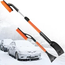 27'' Snow Brush and Ice Scrapers for Car Windshield with withBrush [3-in-1] Clea