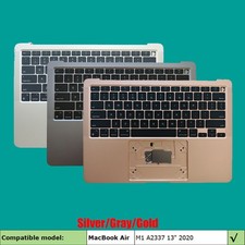 New Gray Gold Top case For MacBook Air 13" M1 A2337 2020 Plamrest Keyboard US