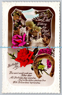 R759389 To My Dear Wishing Him Good Luck Village RP