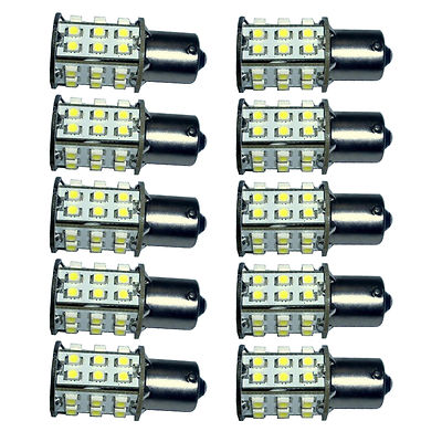 10x HQRP BA15s Natur Weiß LED Leuchtmittel für 1141 1156 Hurricane 31J Backof...