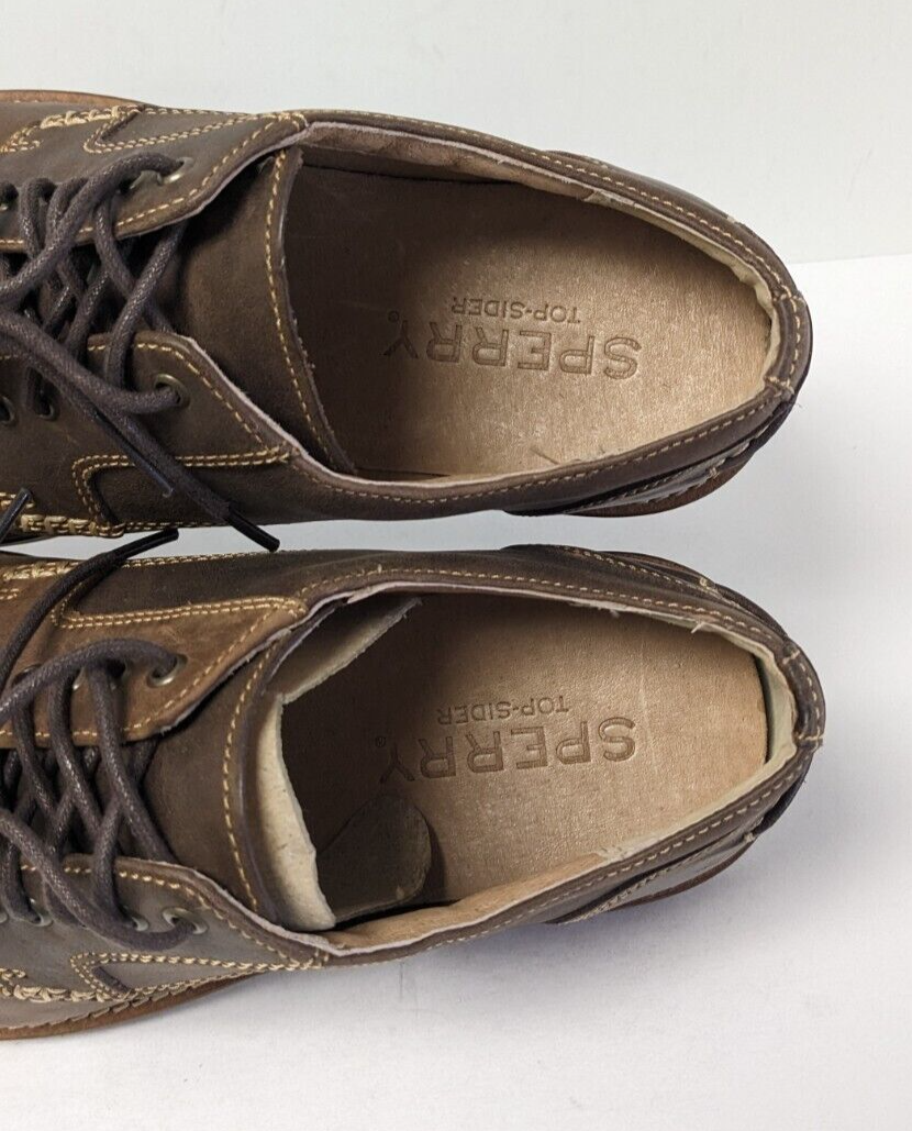 Sperry Annapolis Plain Toe Oxford, Brown Leather, Men display picture 3
