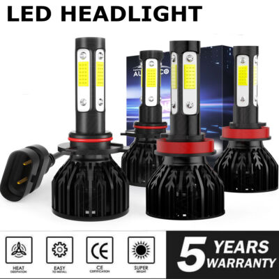 Para For Kenworth T680 2013-2017 2018 2019 -Kit de faros delanteros LED focos 4X
