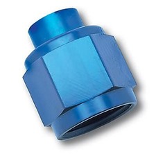Russell -8 AN Blue Aluminum Falre Cap 661970