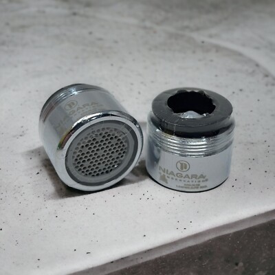 Lot 2 Niagara Conservation 1.0 GPM 3.8 LPM Chrome Faucet Aerator A112.18.1M NEW