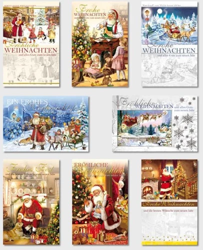 Weihnachtskarten, viele Motive,Glückwunschkarten mit Umschlag, Blitzversand - Bild 24 von 42