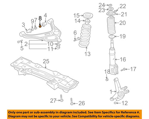 Genuine GM Suspension Control Arm Nut – 11516382 – OEM Factory Part