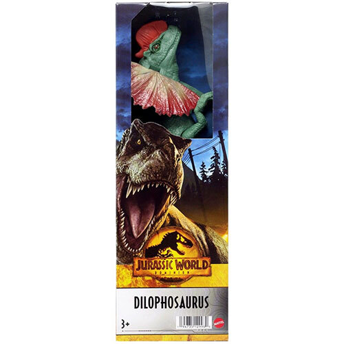 Figura de acción articulada Mattel Jurassic World - DILOPHOSAURUS (12 pulgadas) HMK80 - Imagen 1 de 1