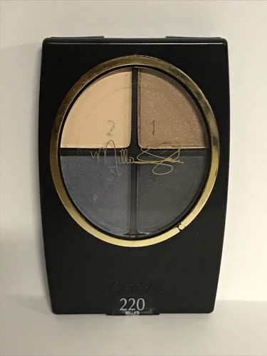 L'Oreal Wear Infinite Eye Shadow Quad 220 Mila's Blues (1) 0.16 oz.