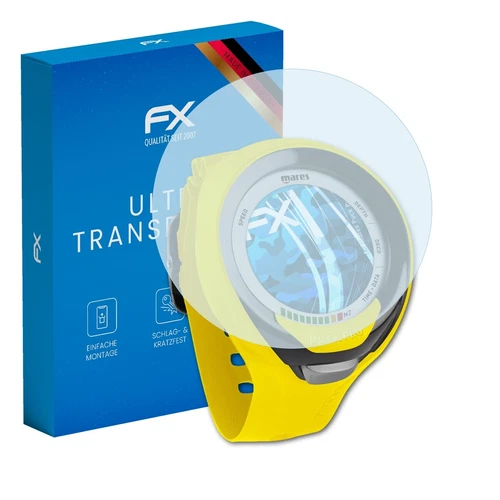 atFoliX 2x Displayschutzfolie für Mares Puck Pro Plus Schutzfolie klar Folie