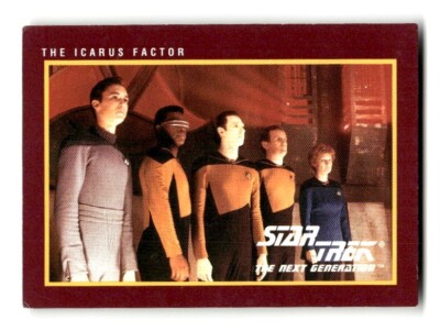 1991 Impel STNG 25th Anniversary Trading Card #80 The Icarus factor