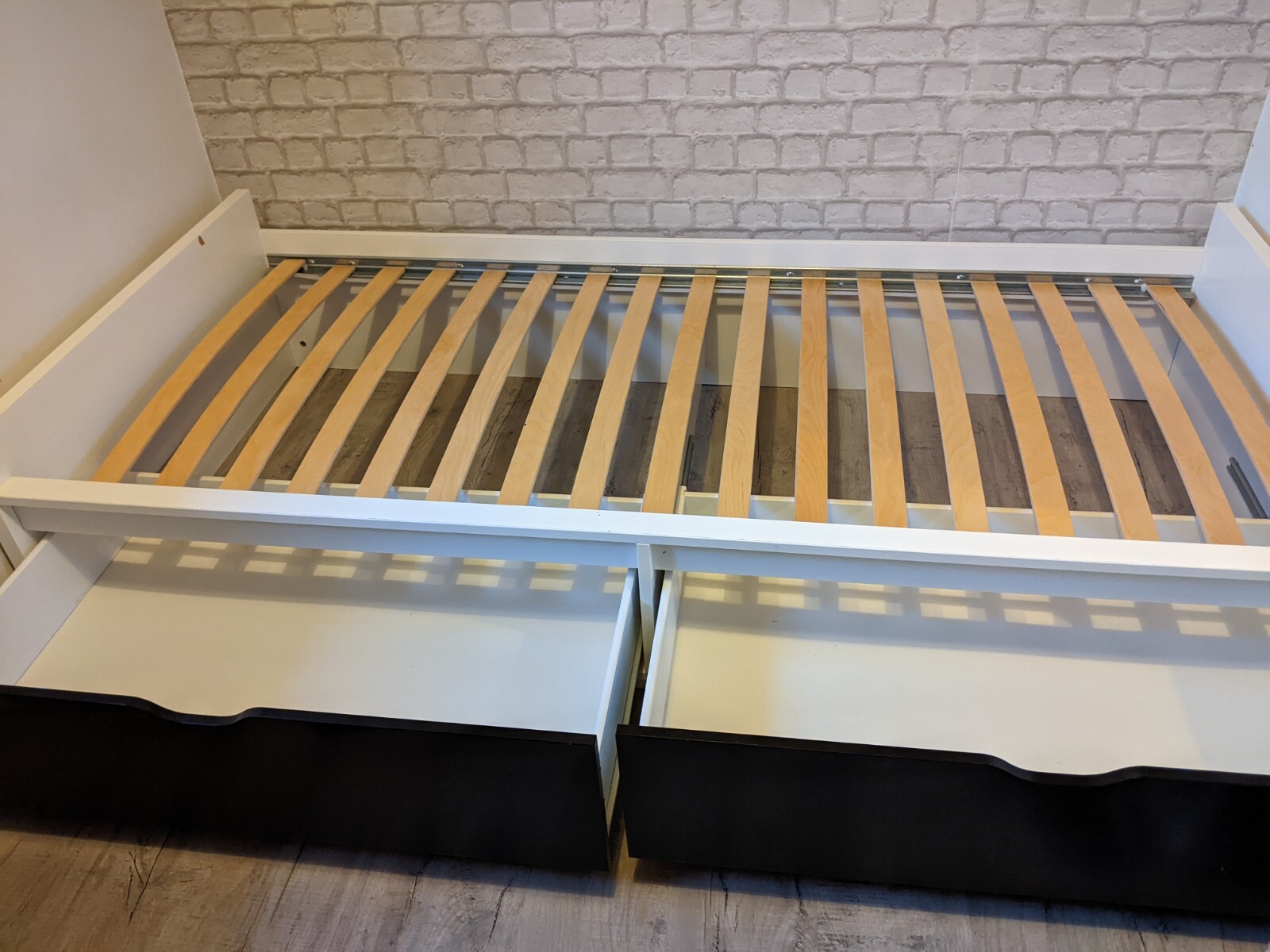 IKEA FLAXA Single Bed With 2 Drawers eBay