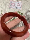 57gCERTIFIED NEW58mmHIGHEND*RARE*GORGEOUS CARNELIAN JADE稀有天然玛瑙红玉 BANGLE BRACELET — photo 3