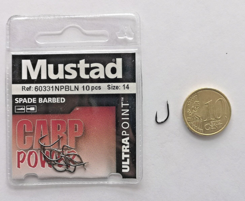 Mustad 225N Taglia 10 50Pezzi Ami per la Pesca