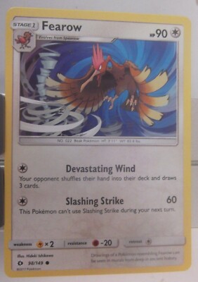 094PK098 - Fearow - 98/149 - Sun and Moon - Common