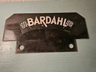 Vintage Retail Display-Bardahl Oil W/Chekered Flags-Solid Steel