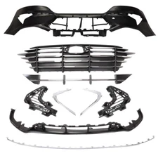 New Complete Front Bumper Grille Assembly Set For 2020 2021 2022 Hyundai Sonata
