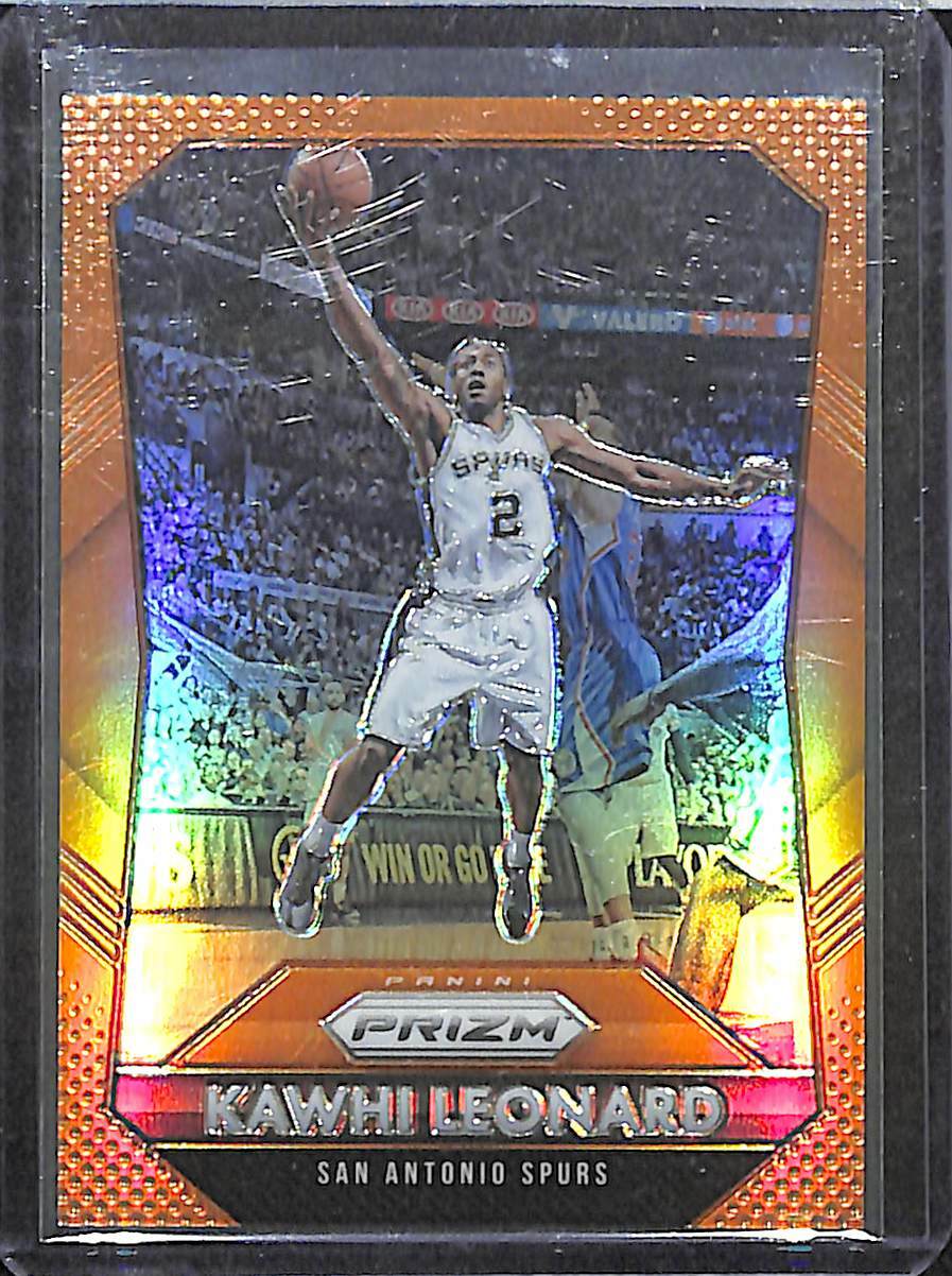 2015-16 Panini Prizm Orange Prizm #81 Kawhi Leonard No 54 of 65