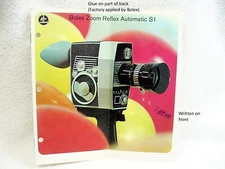Bolex Zoom Reflex Auto S1 Movie Camera Pamphlet 1964 | 5pg | Pics,Text | $8.70