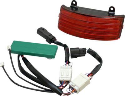 CUSTOM DYNAMICS PB-TRI-2-RED Licht LED RED KOTFLÜGEL HINTEN Tribar HARLEY ...