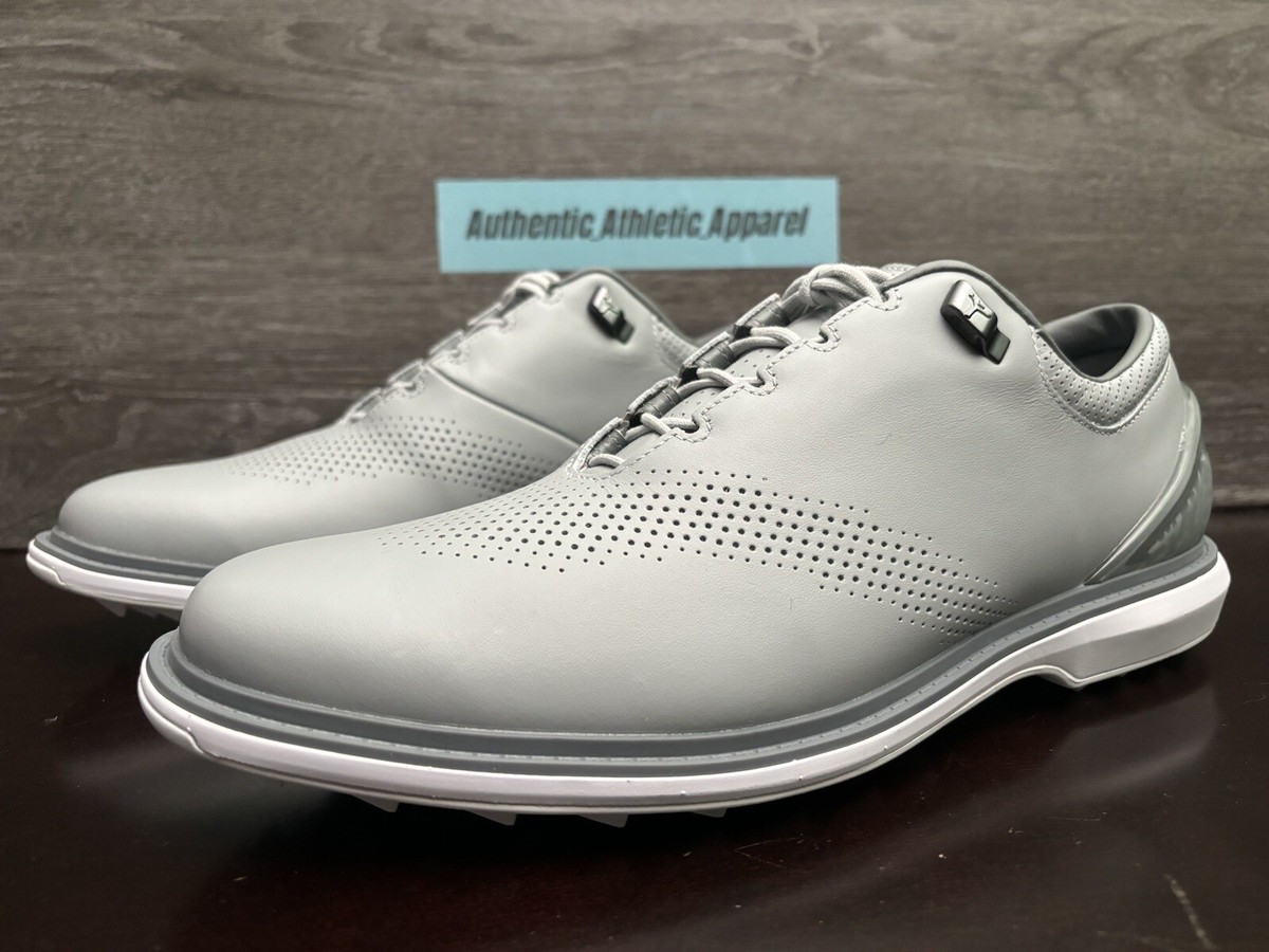 New Men’s Sz 8 Nike Air Jordan ADG 4 Wolf Smoke Grey White Golf Shoes DM0103-010 NIKE AIR JORDAN ADG 4 WOLF GREY SMOKE WHITE GOLF SHOES  main image 3