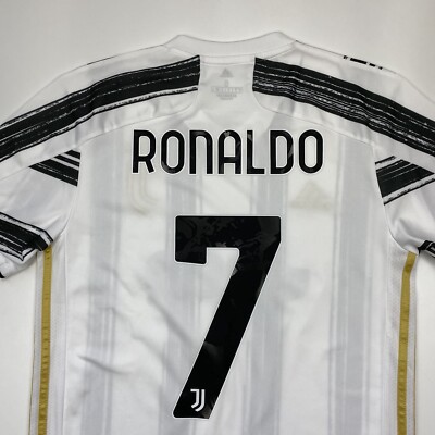 Ronaldo #7 Juventus 2020 2021 Home Football Shirt Soccer Jersey