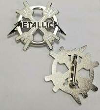 Metallica Logo Rock Band Collectors Enamel Pin Badge 5.5cm