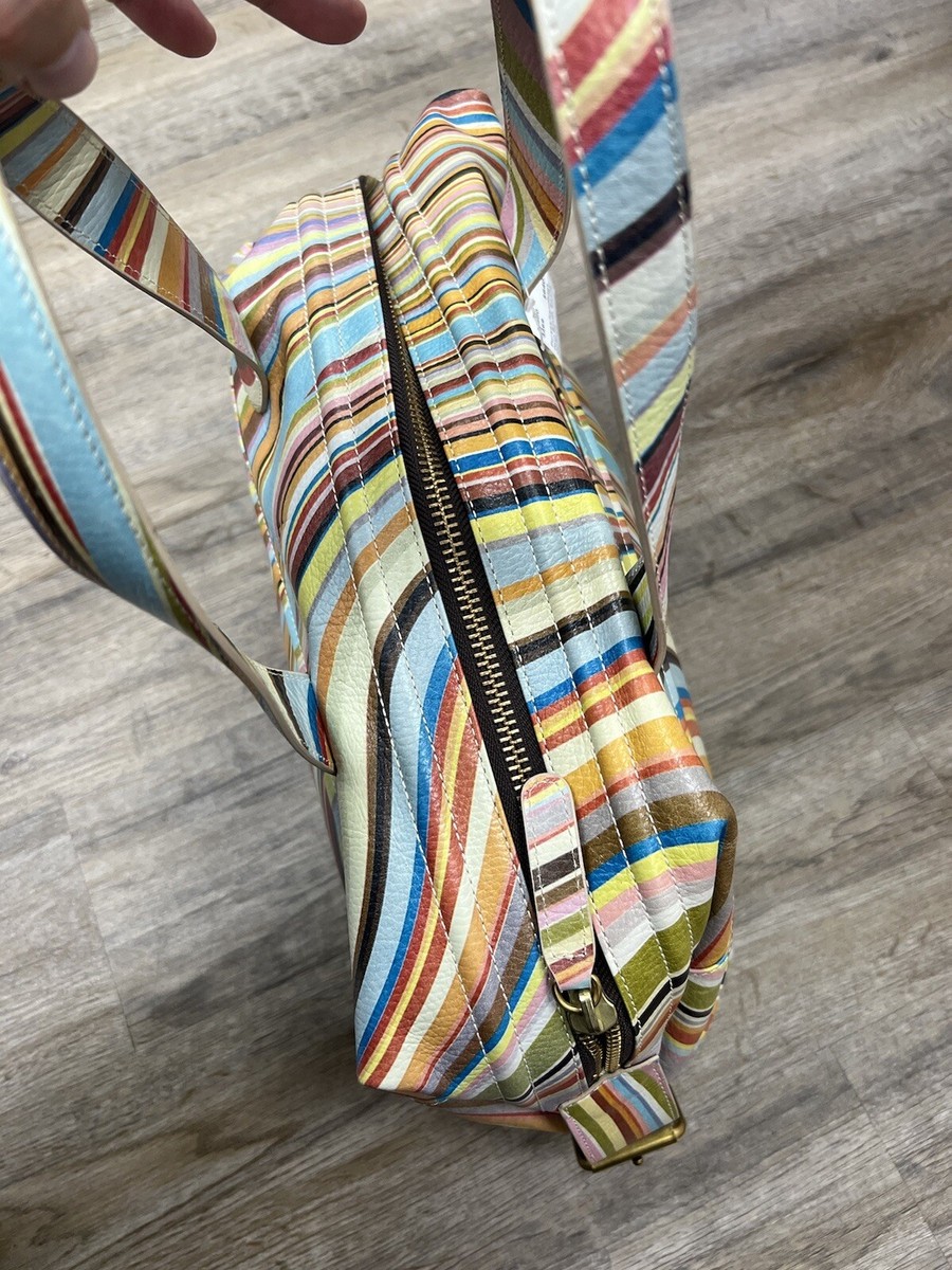 バッグ PaulSmith leather canvas shoulder bag Paul Smith Multicolor Leather Swirl Shoulder Bag large | eBay