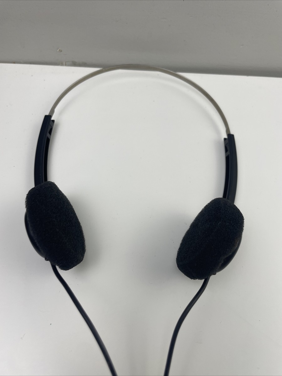 Sony Walkman Vintage Headphones Black Foam Adjustable Metal Sony Walkman Vintage Headphones Black Foam Adjustable Metal