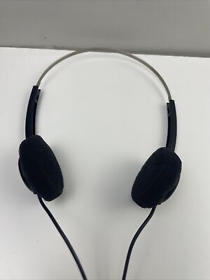 Sony Walkman Vintage Headphones Black Foam Adjustable Metal Sony Walkman Vintage Headphones Black Foam Adjustable Metal